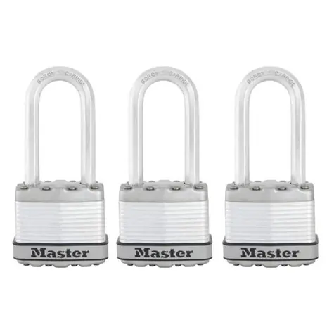 Master Lock M1EURTRILH Set 3 ks titanových visacích zámků - Excell - 45mm