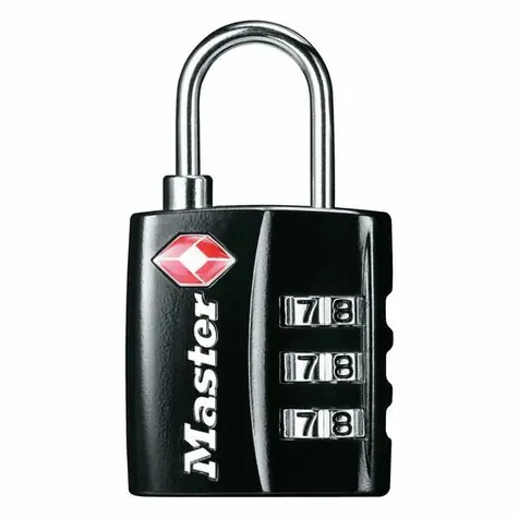 Master Lock 4680EURDBLK Visací kombinační zámek TSA 