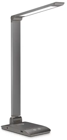 CONNECT IT BRIGHT šedá / Stolní LED lampička / 400 lm / 3 barevné teploty 