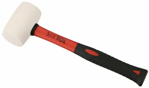 SIXTOL TPR HAMMER 340 bílá / Gumová palička / 340g / 310mm