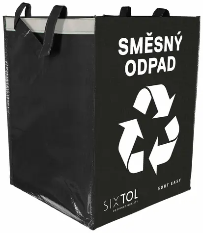 SIXTOL SORT EASY MIXED / Taška na tříděný odpad / 30x30x40cm / 36l 