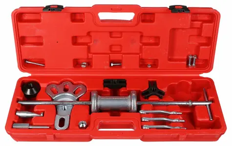 SIXTOL MECHANIC PULLER SET 16 / Univerzální sada stahováků s rázovým kluzkým kladivem 