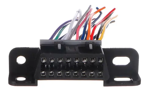 SIXTOL MECHANIC CABLE 25 / Zásuvka OBD-II s 16 piny ukončená 10cm propojovacími kabely 