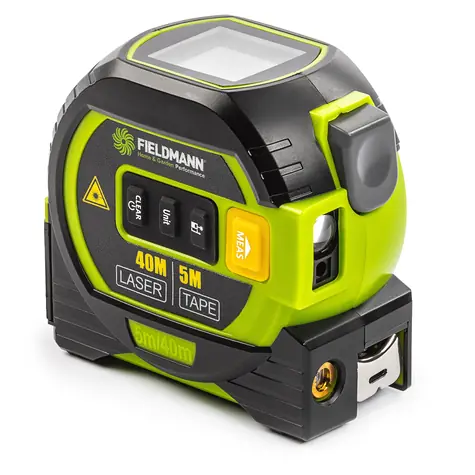 FIELDMANN FDLM 1045 / Laserový měřič vzdálenosti s metrem / 0.2- 40 m / m/in/ft