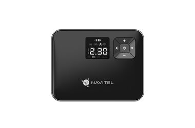 Navitel AIR 15 AL přenosný kompresor černá / 2000mAh / 120 PSI / USB-C / LED světlo