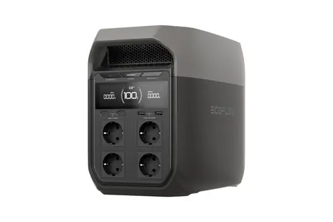 EcoFlow DELTA 3 / Nabíjecí stanice / 1024 Wh / 1800 W / LCD Displej