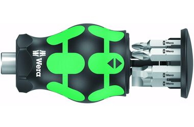 WERA Kraftform Kompakt Stubby se zásobníkem 4 - 6 dílný