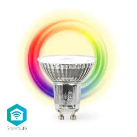 Nedis SmartLife LED Spot / Wi-Fi / GU10 / 345 lm / 5 W / RGB 