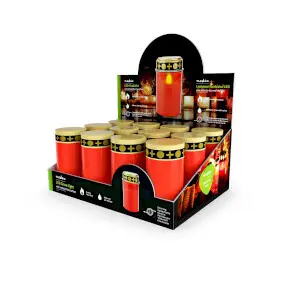 Nedis LED Hřbitovní svíčka / 2x AA baterie 
