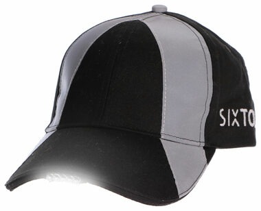 SIXTOL B-CAP SAFETY 25lm černá / Reflexní kšiltovka s LED světlem / nabíjecí / USB / uni velikost 