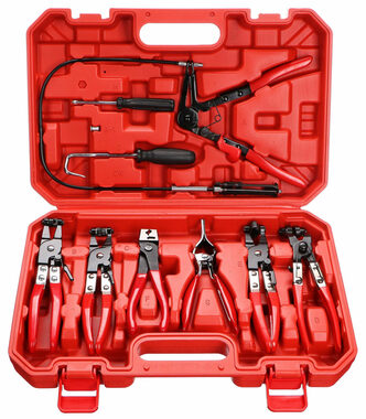 SIXTOL MECHANIC HOSE CLAMP SET 9 / Sada kleští na hadicové spony 