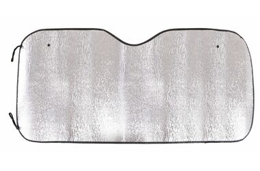 SIXTOL CAR SUNSHADE 4 / Sluneční clona na přední okno auta / 130 x 60 cm 