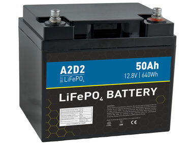 AVACOM A2D2 baterie LiFePO4 12.8V 50Ah M6