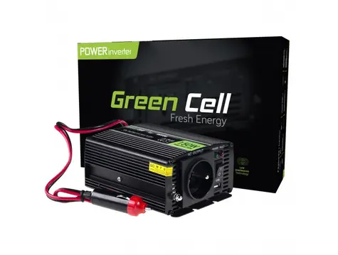 Green Cell Měnič napětí z 12V na 230V - 150W/300W - modifikovaný sinus