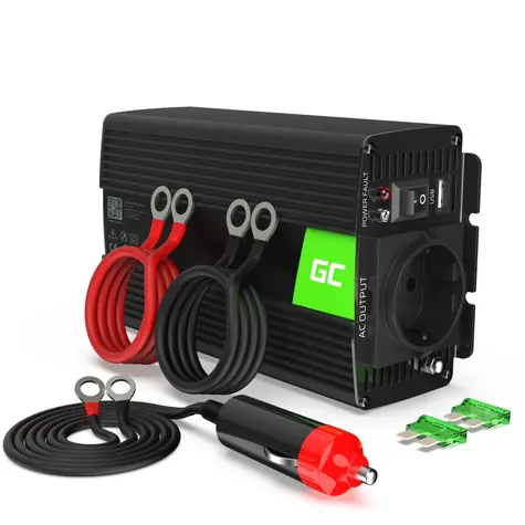Green Cell Měnič napětí z 12V na 230V - 500W/1000W - modifikovaný sinus