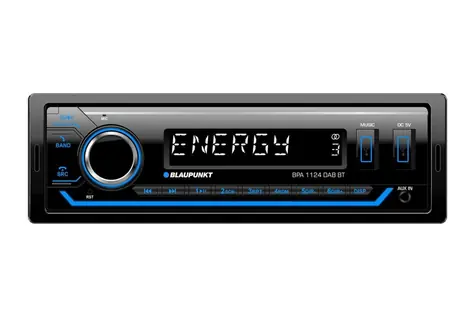 BLAUPUNKT BPA 1124 DAB BT černá / autorádio / 1-DIN / FM / BT / AUX / USB / 4x 50W
