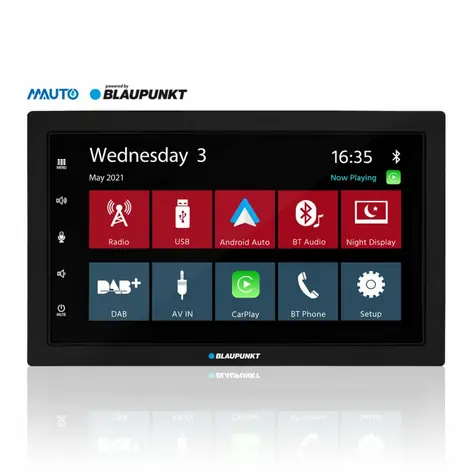 BLAUPUNKT Rotterdam 600 DAB BT černá / autorádio / 2-DIN / Apple CarPlay / Android Auto / 4x 45W