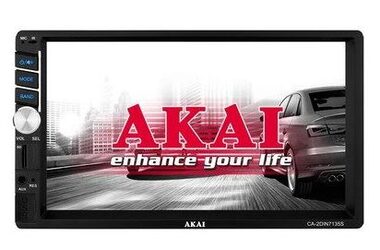 AKAI CA-2DIN7135S / Autorádio / 2-DIN / AM / FM + RDS / 7" displej / AUX / USB / BT 