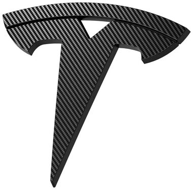 Spigen Tesla Front Emblem Logo Full Cover Kryt přední emblem pro Tesla Model 3 2024 karbon