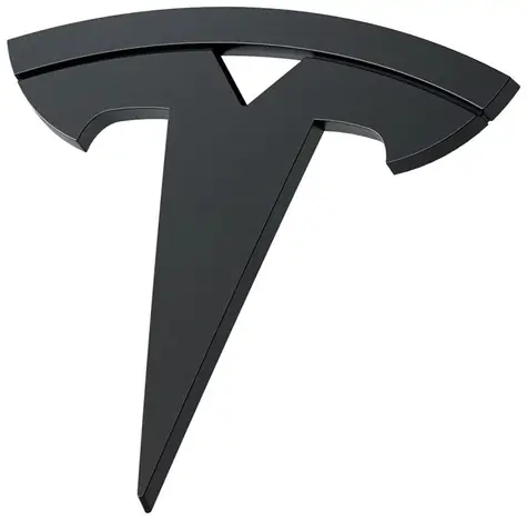 Spigen Tesla Front Emblem Logo Full Cover Kryt přední emblem pro Tesla Model 3 2024 černá