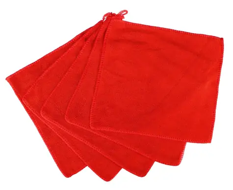 SIXTOL CAR DETAILING WASH TOWEL SET 5 / Čistící utěrka z mikrovlákna na mytí auta / 25x25cm / 5ks
