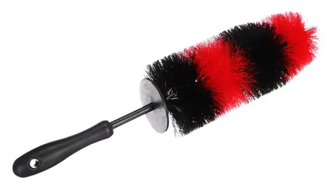 SIXTOL CAR DETAILING TIRE BRUSH L / Kartáč na čištění ráfků kol auta / průměr 10 cm 