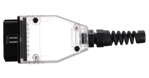 SIXTOL  MECHANIC CABLE 30 transparentní / Zástrčka OBD-II s 16 piny pro montáž vlastního kabelu