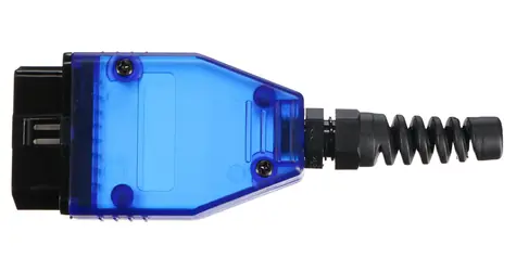 SIXTOL  MECHANIC CABLE 31 modrá / Zástrčka OBD-II s 16 piny pro montáž vlastního kabelu
