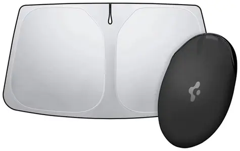 Spigen Tesla sluneční clona na přední čelní sklo pro Tesla Model X černá
