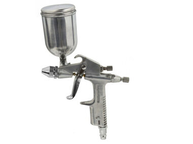 GEKO Stříkací pistole mini / hliníkový zásobník 125ml / 4bar 