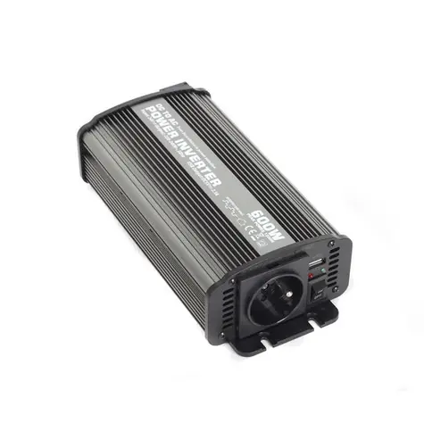TSS Group CAR600 Měnič napětí z 12V na 230V / USB / 600W