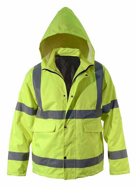 COMPASS 01771 Bunda s kapucí reflexní SAFETY XL 