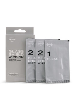 Nasiol WIPE-ON sada utěrek s hydrofobní ochranou na skla