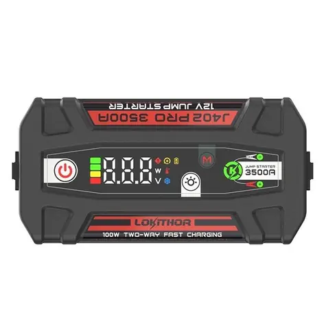 Lokithor J402 Startovací zdroj / 12V / 3000A / 88,8Wh