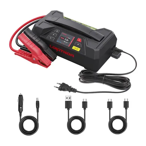 Lokithor JTC4250 Startovací zdroj / 12V/ LiFePO4 / 4250A / 89.6Wh