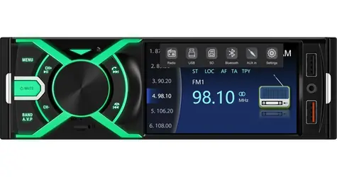 NAVITEL RD9 černá / autorádio / 1-DIN / 4" TFT / Bluetooth / USB / AUX / microSD / 4x 45W