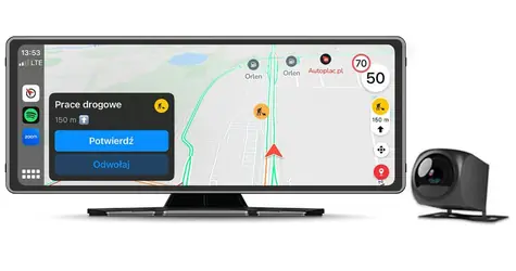 Navitel DS1020 černá / Chytrý display s kamerou do auta / FullHD@30fps / 10.26" / Wi-Fi / IP67 / G-senzor / microSD