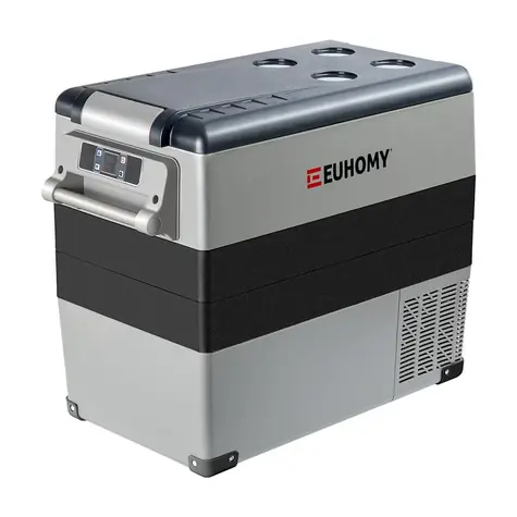 Euhomy CF001 Autochladnička / 55 l / 12 V / 24 V / 45-60 W / šedá