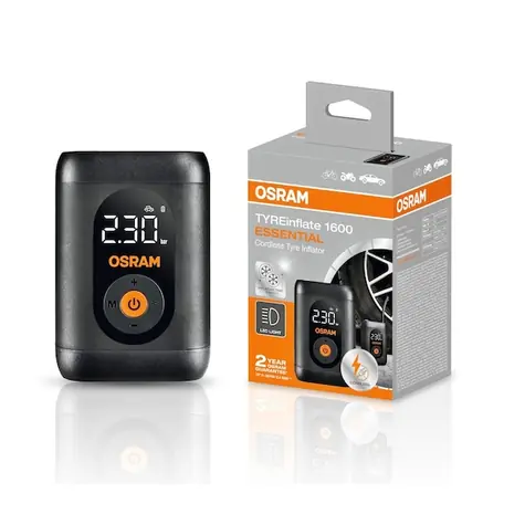 OSRAM Auto kompresor TYREinflate 1600 ESSENTIAL / 7.4V / 7.0 bar / 88dB / kabel 3 m
