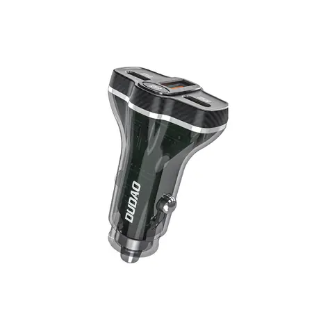 Dudao R78 nabíječka do auta / USB-C / 2x USB-A / QC / 78W / černá