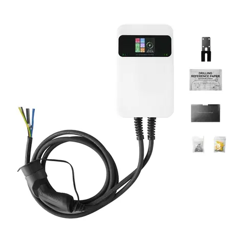 Besen SQ20-22KW-APP bílá / nástěnná nabíječka elektrického automobilu / 22kW