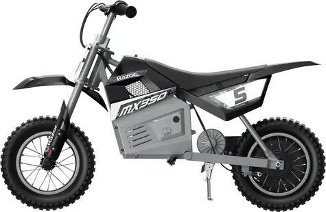 Razor Dirt Rocket SX350 černá / Elektrický motocykl / od 8 let / 350 W / 22 km-h / 60 min