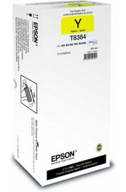 Epson T8384 cartidge / XL / pro WorkForce Pro / 167.4 ml / 20 000 str. / žlutá