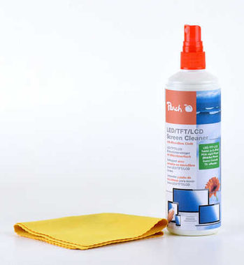 Peach PA104 Screen Cleaning Spray + Micro FiberCloth / 250ml