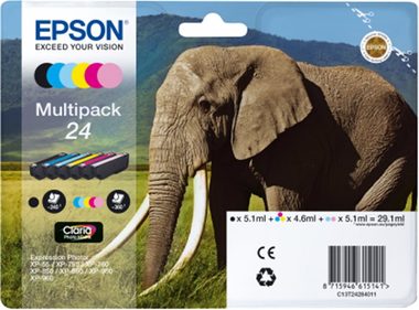 EPSON T2428 originální cartridge 24 Multipack / XP-760 / XP-960 