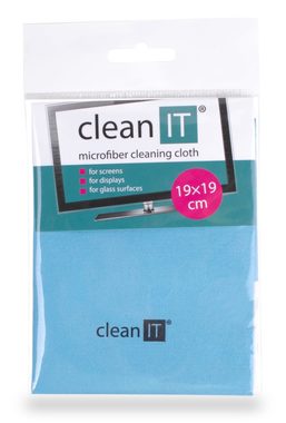 CLEAN IT Čisticí utěrka z mikrovlákna (19x19cm) modrá
