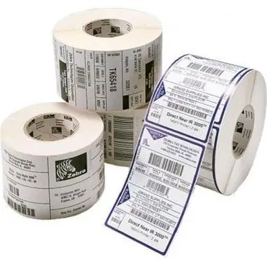 ZEBRA Z-Select 2000T Samolepicí etikety TT 76 x 25mm (1 role) / pr. role 127mm / pr. dutinky 25.4mm / 74m / 2580ks 