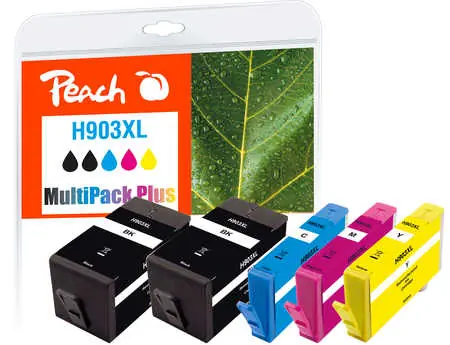 Peach remanufactured alternativní cartridge HP 903XL MultiPack Plus / 2x28+3x12 ml / new chip