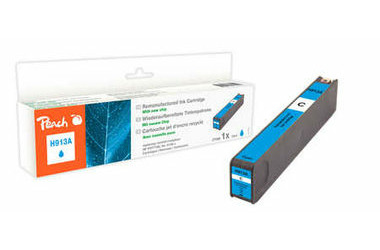 Peach remanufactured alternativní cartridge HP 913A (F6T77AE) modrá / 35 ml / new chip