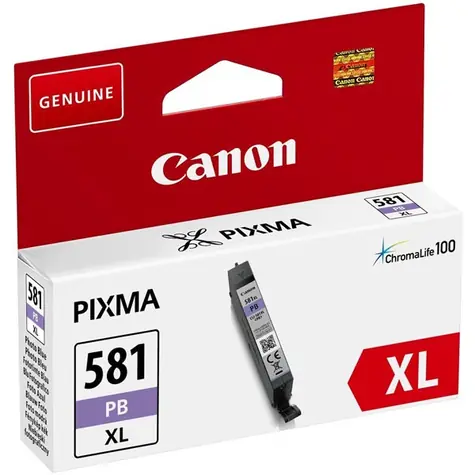 Canon CLI-581XL PB originální cartridge fotografická modrá / pro PIXMA TS8151 TS9150 / 8.3ml